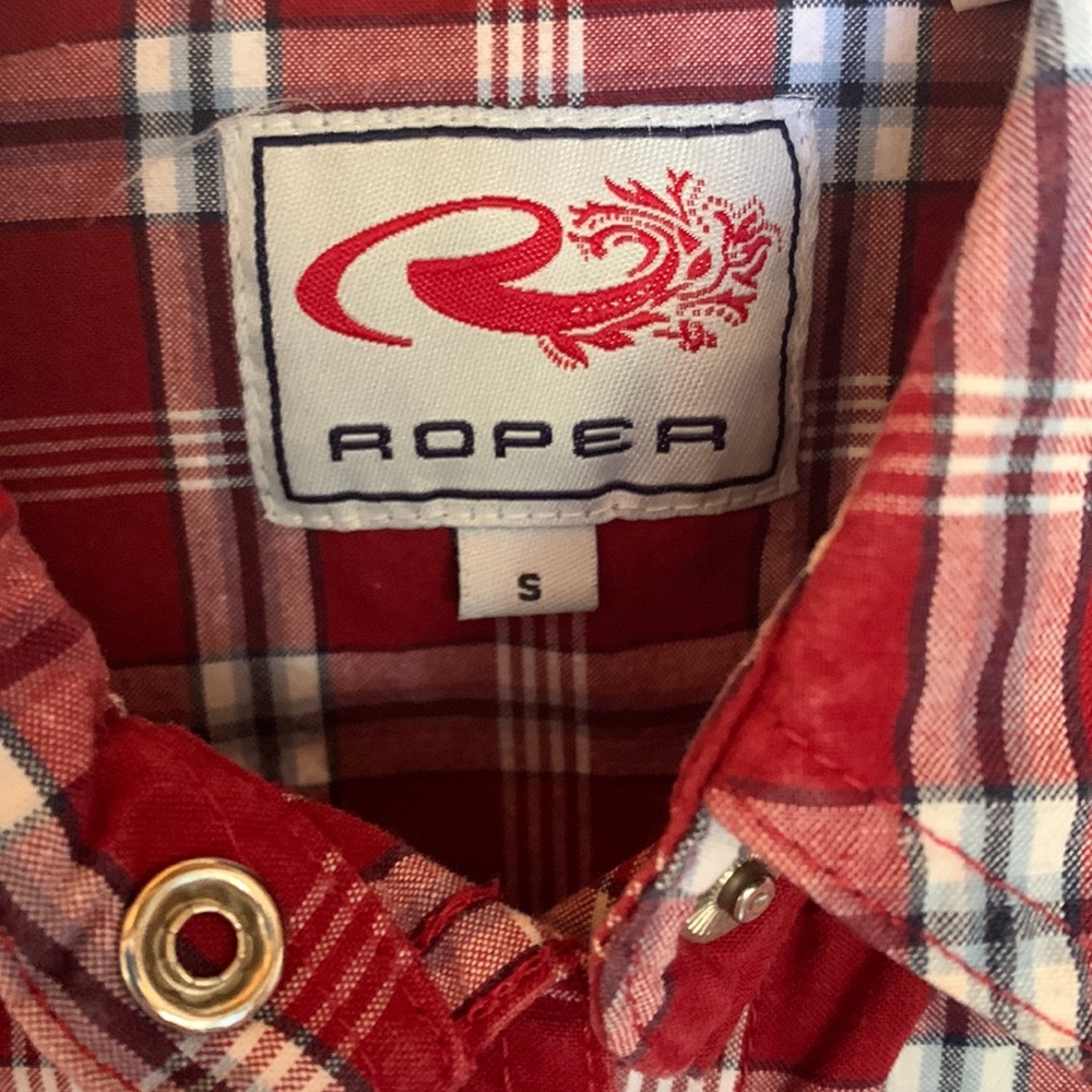 Roper sleeveless plaid top